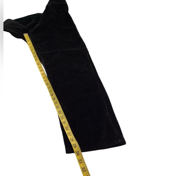 New Levis Corduroy Jeans Straight Leg Mid Rise Black Women’s Pants Size 30x30 - Picture 12 of 14